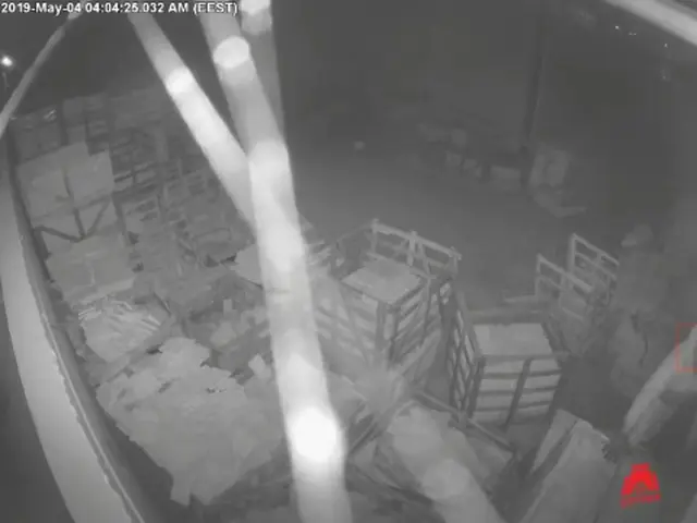Activity detected inside business premises