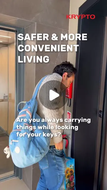 Krypto secure entrance with smart access-control options