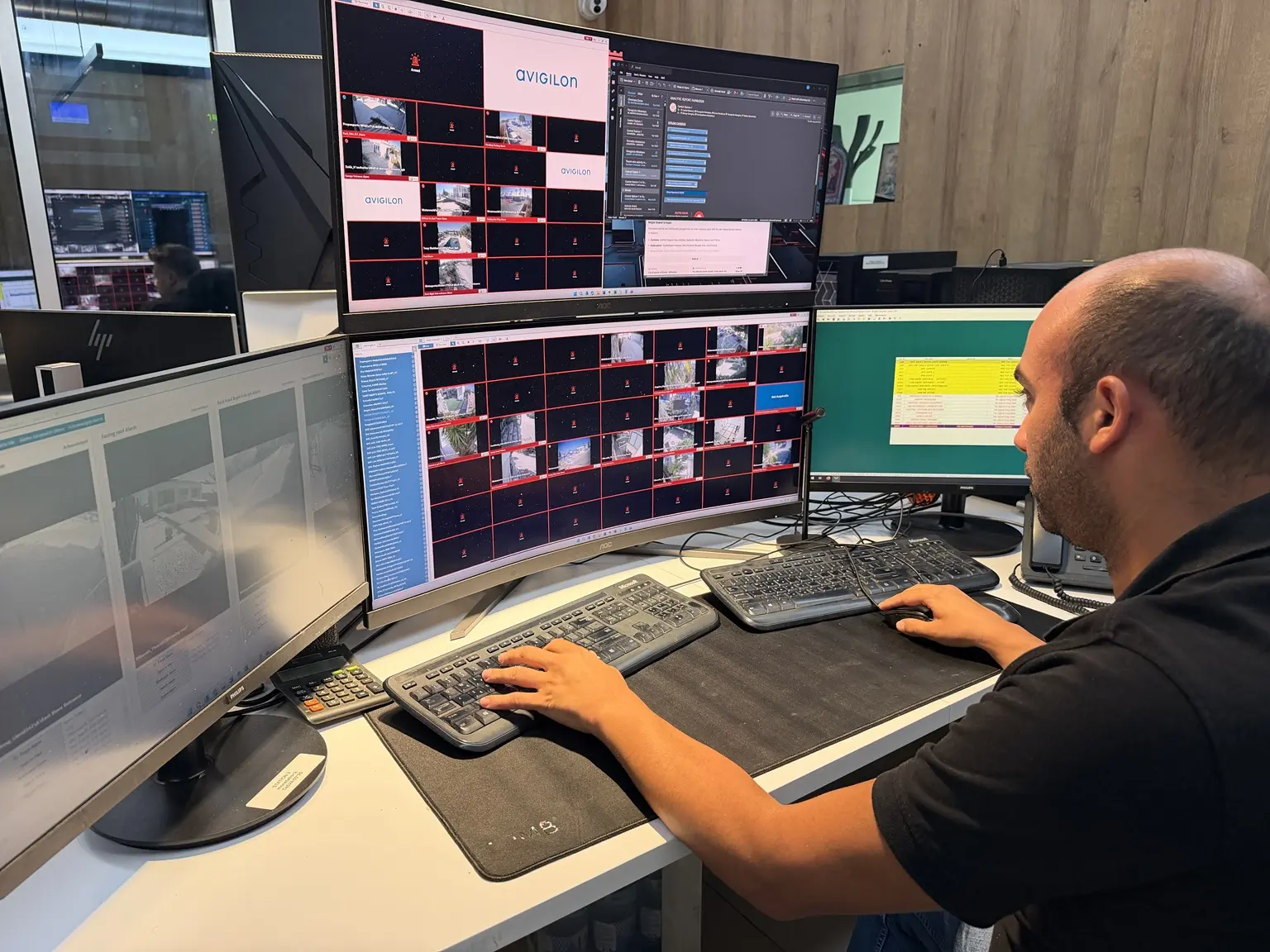 Krypto monitoring team supporting a protected home