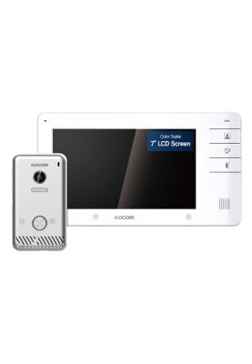 kocom,videophone,screen,monitor,kit,camera