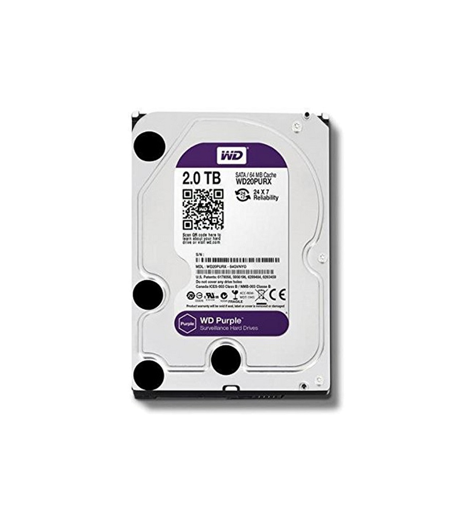 PC/タブレット PCパーツ Western Digital Purple Surveillance Hard Drive 2TB - Krypto